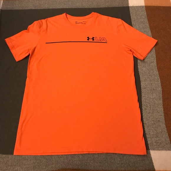 Under Armour Other - UNDER ARMOUR ORANGE TEE SHIRT SIZE M